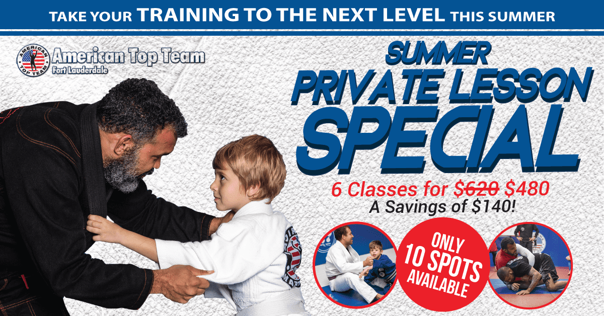 Private Martial Arts Lessons Summer 2019 Special Pricing