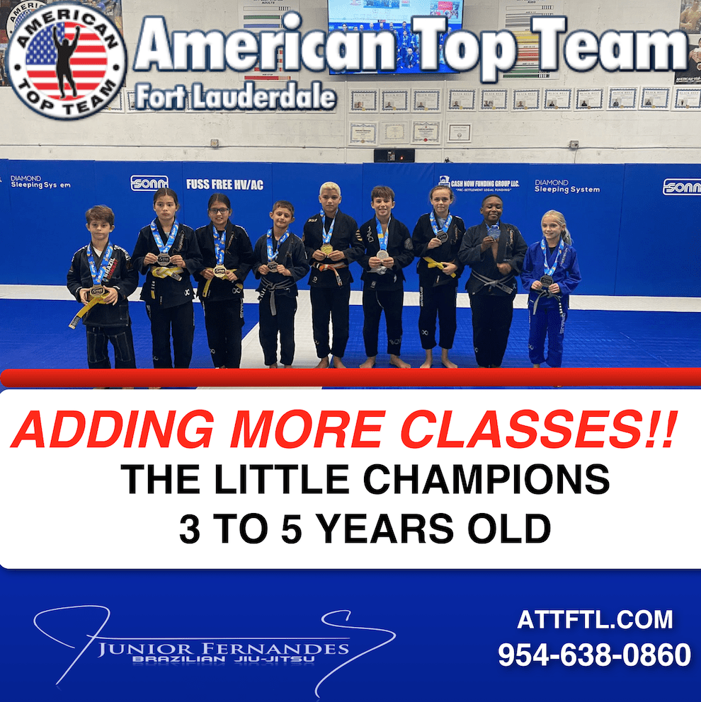 Read more about the article We Will Be Adding More Kids Classes in late August 2021! – American Top Team Fort Lauderdale