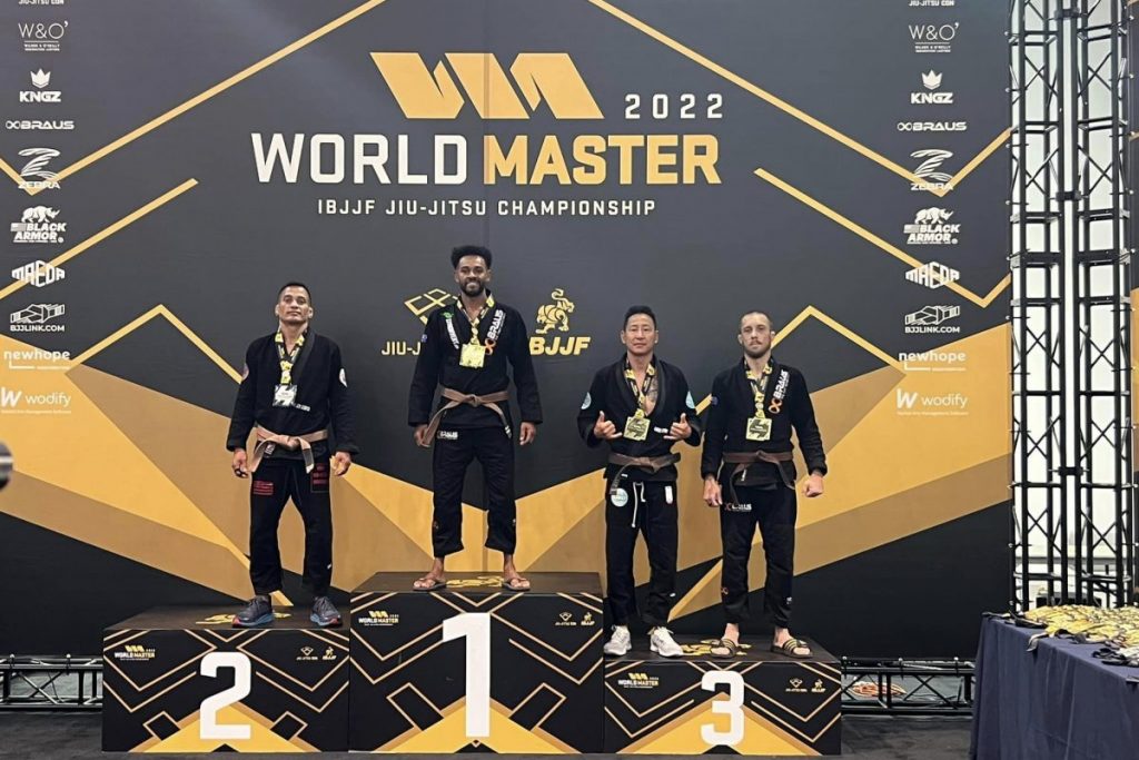 World Master IBJJF podium 